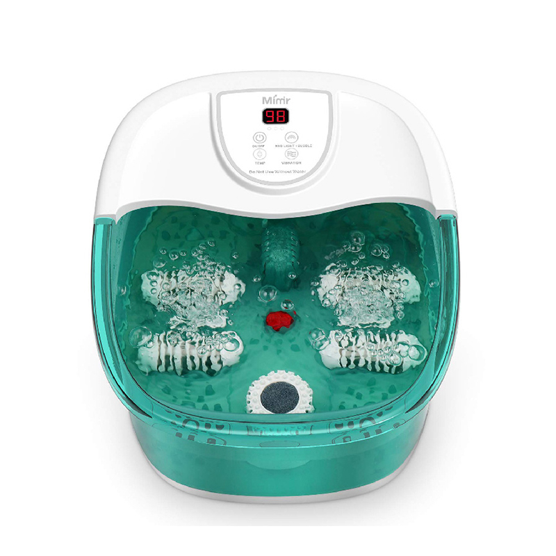 MM-20A-3 Masażer do stóp z funkcją podgrzewania i czterema dużymi rolkami masującymi