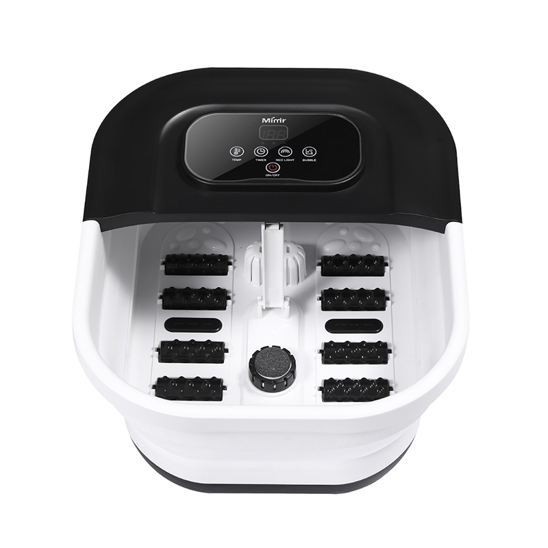 MZD-22B-2 500W składane urządzenie Spa do stóp z 8 rolkami masującymi do masażu relaksacyjnego stóp