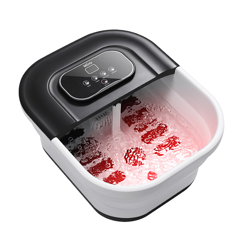 MZD-22B-2 500W składane urządzenie Spa do stóp z 8 rolkami masującymi do masażu relaksacyjnego stóp