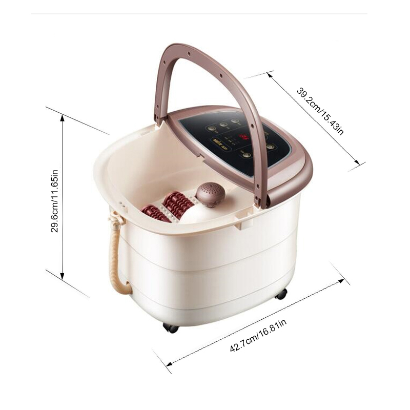 JD-618 Automatyczny masażer do kąpieli stóp z obrotowymi rolkami masującymi