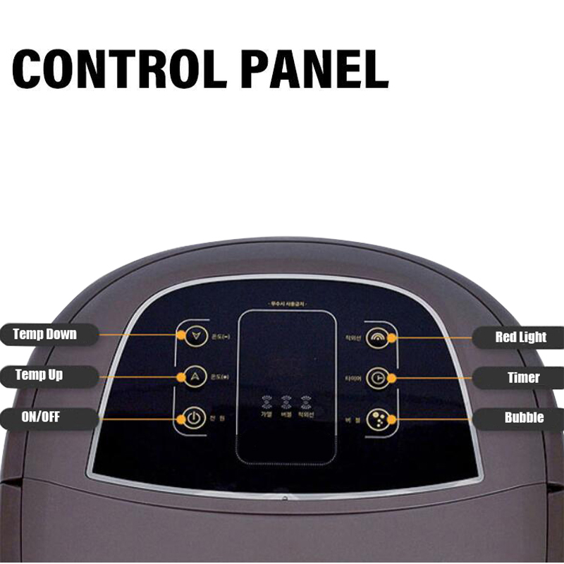 JD-618 Automatyczny masażer do kąpieli stóp z obrotowymi rolkami masującymi